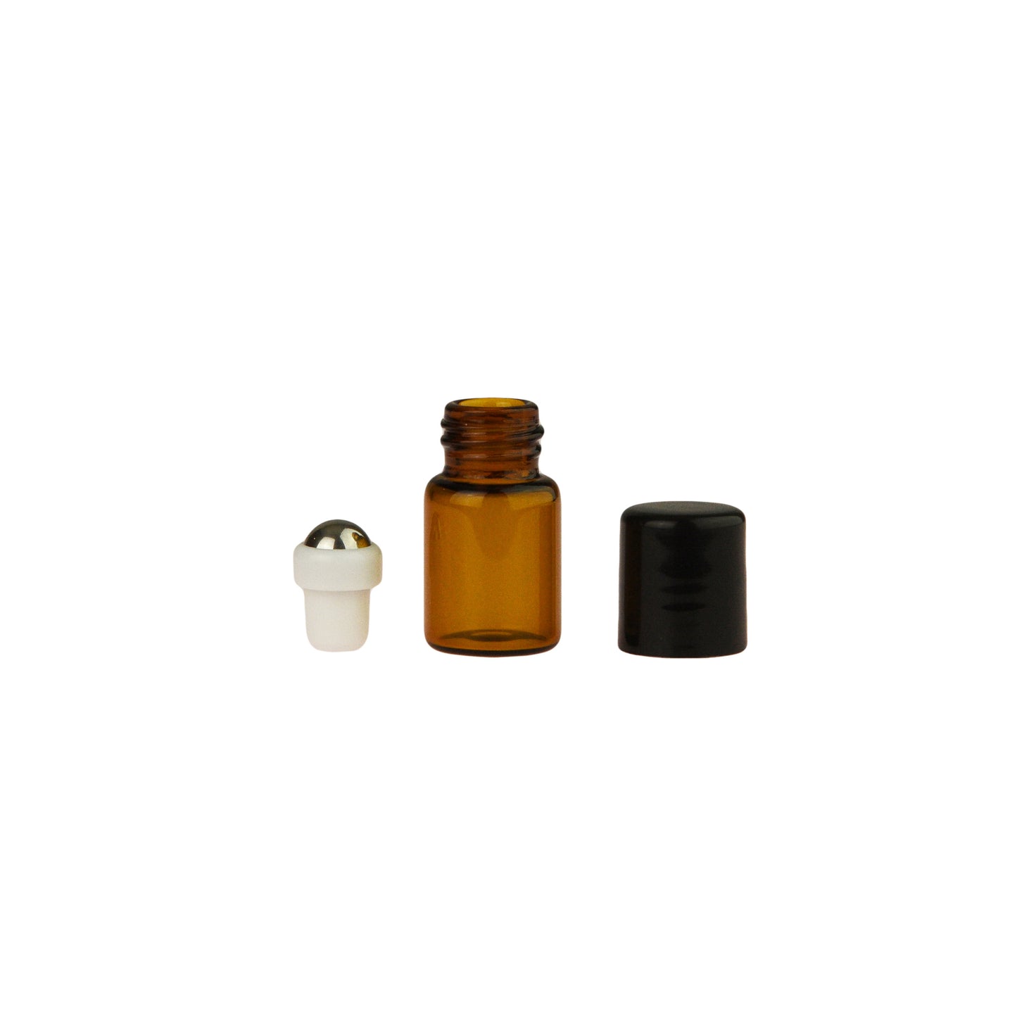 2 ml Braunglas Roll-On Fläschchen (6er Pack)