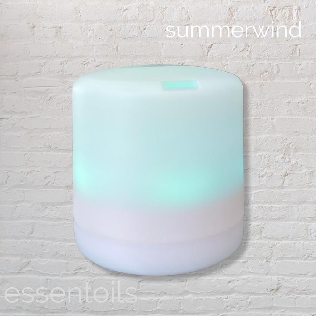 Summerwind Diffuser - 100ml - Ultrasonic - RGB LED & Battery-powered