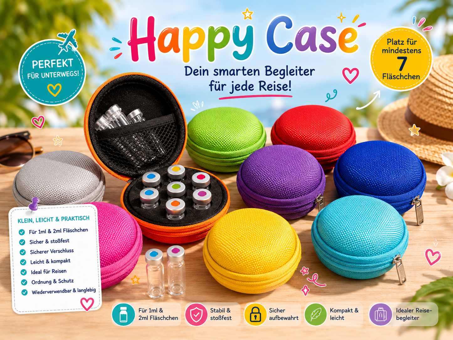 Happy Case für ätherische Öle