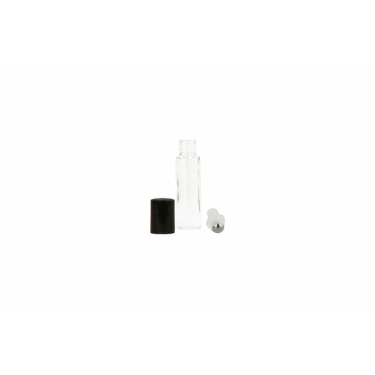 10ml clear glass roll-on bottles  (pack of 6)