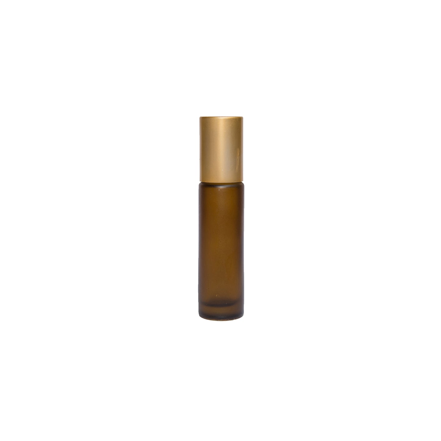 10ml amber glass roll-on bottles with gold screw caps (pack of 6)