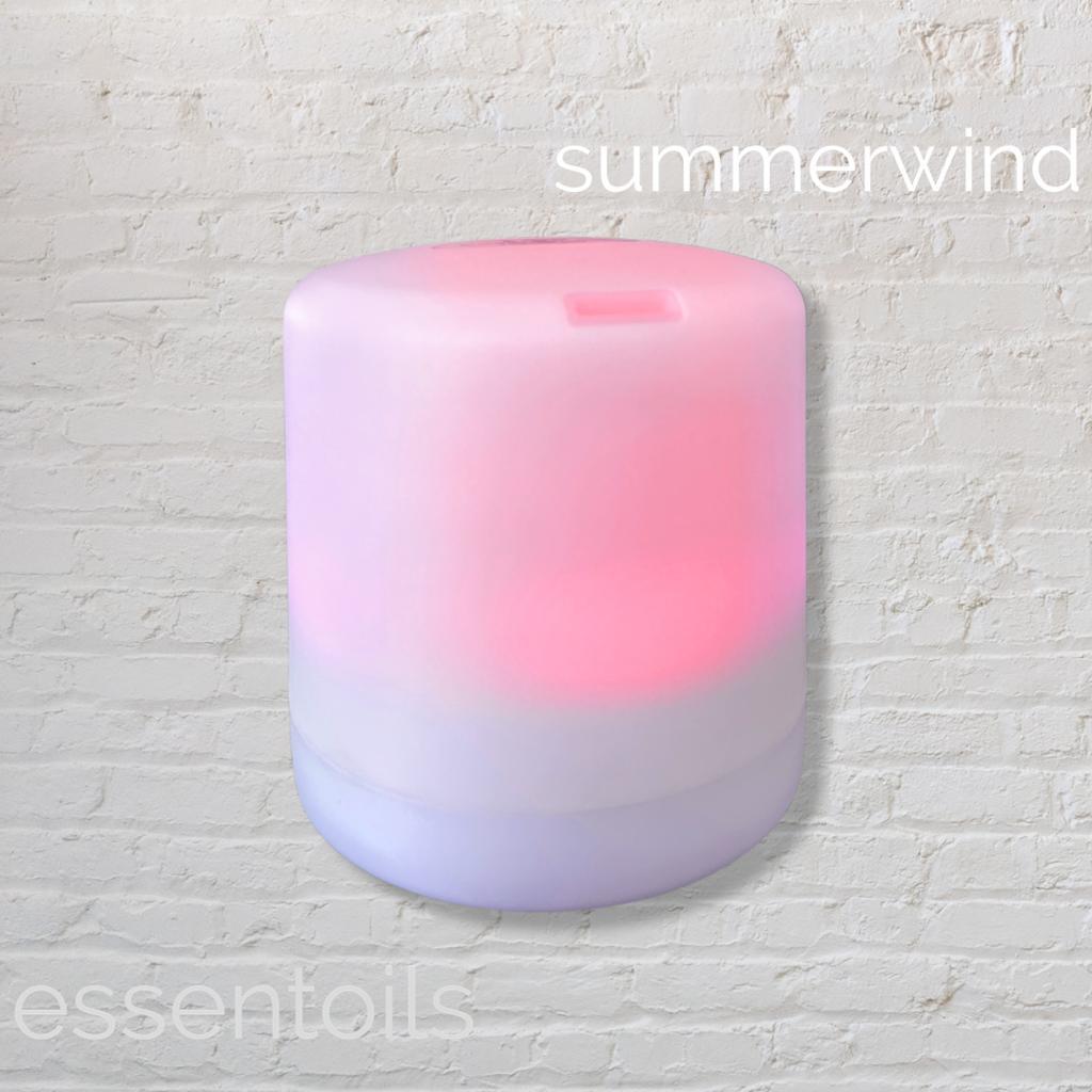 Summerwind Diffuser - 100ml - Ultrasonic - RGB LED & Battery-powered