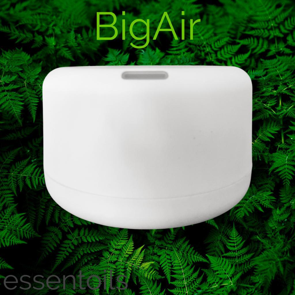 Big Air Diffusor - 1Liter bis zu 100qm - Ultraschall - RGB LED -20cmØ