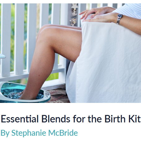 "Essential Blends for the Birth Kit" Booklet von Stephanie McBride - (Einzeln / 10er-Pack) (englisch)